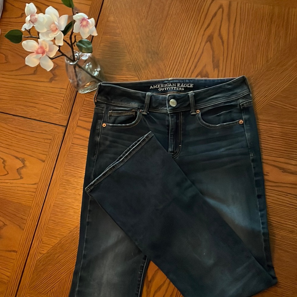 American Eagle Outfitters Dark Blue Boot cut Jeans
